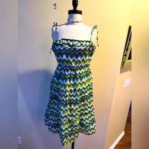 Mossimo halter dress with tie shoulder straps